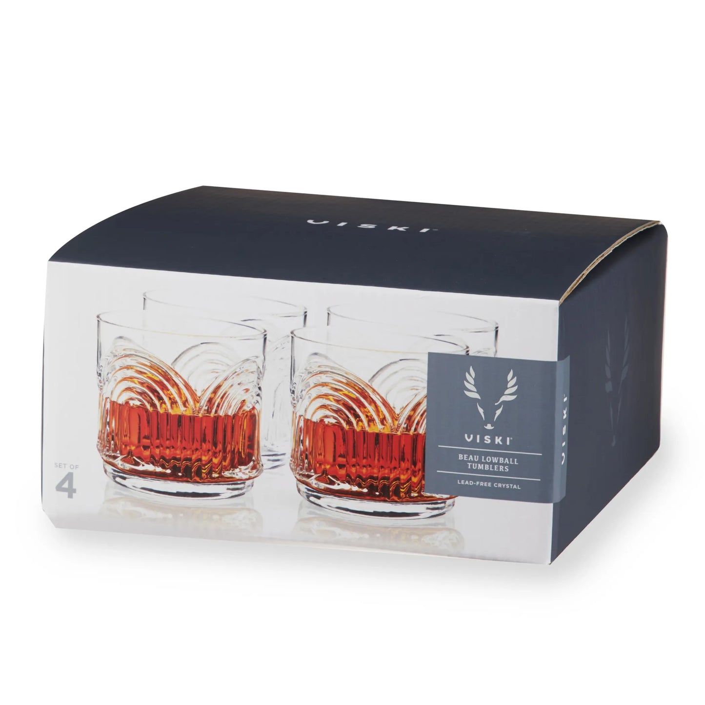 Beau Lowball Tumblers by Viski - Set of 4