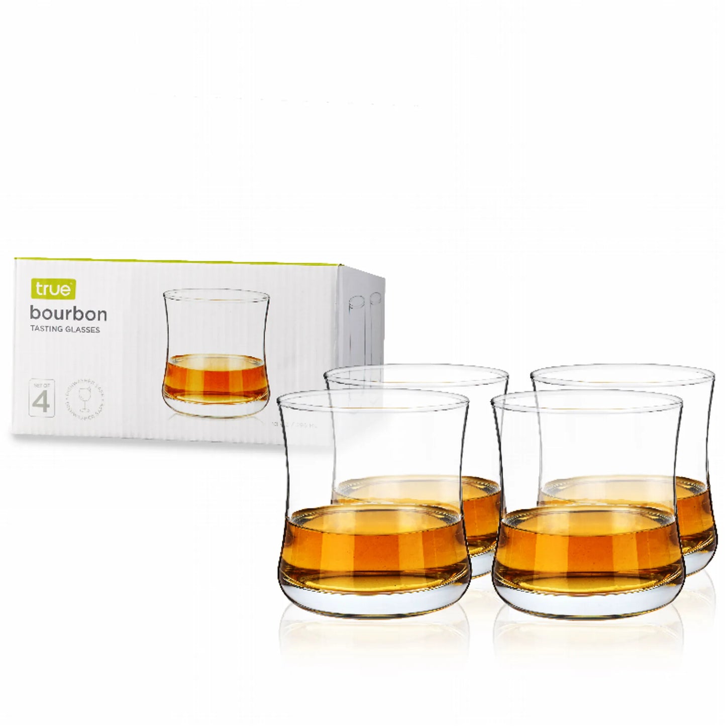 Bourbon Glasses Set By True - Set of 4