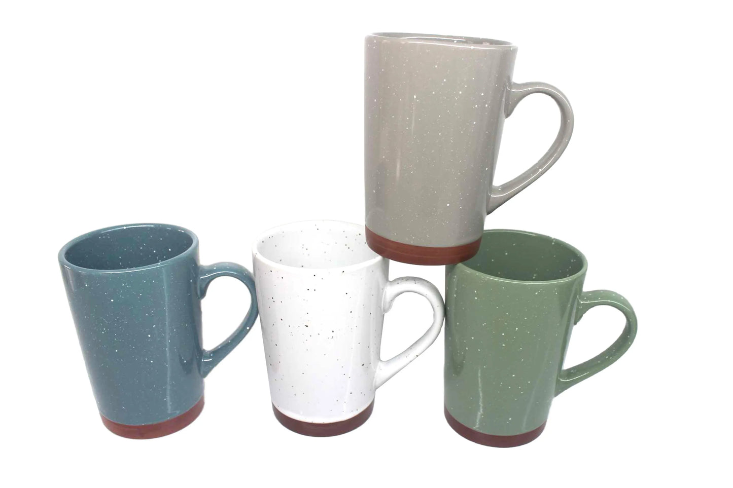 Marcelle Speckled Stoneware Mug Set — Set of 4