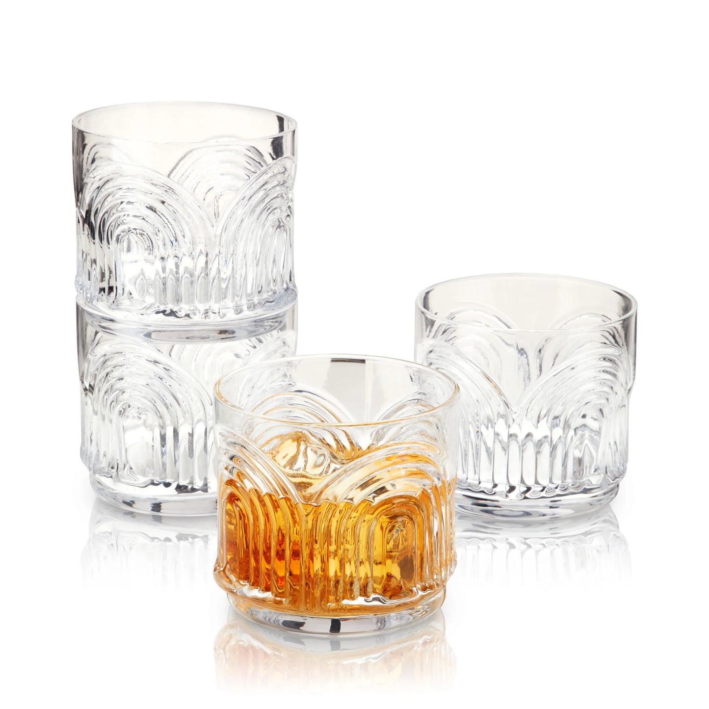Beau Lowball Tumblers by Viski - Set of 4