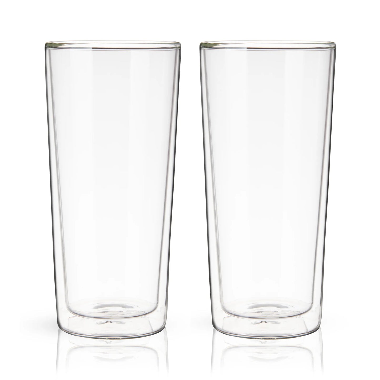 Double Walled Pint Glasses by True - Set of 2