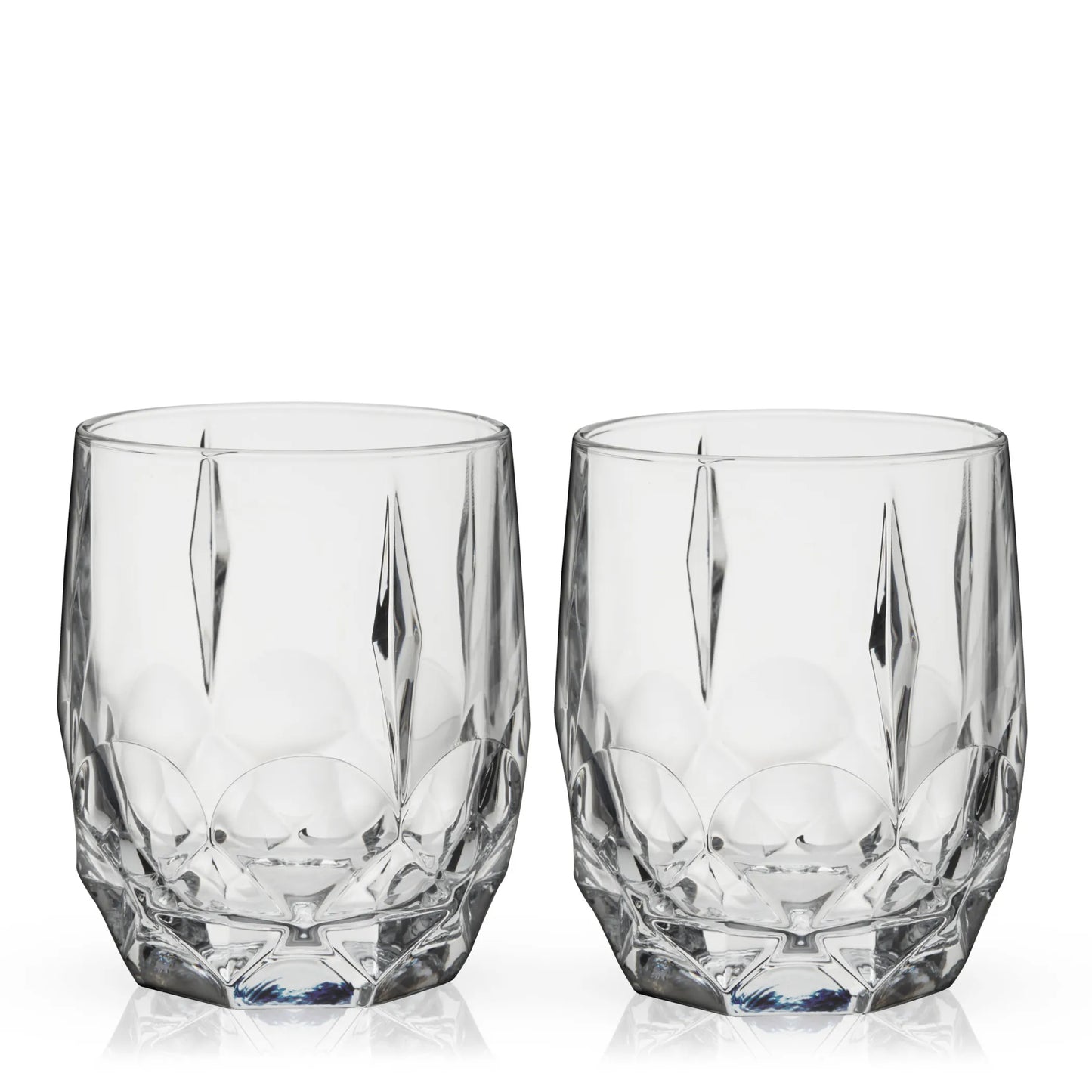 Reserve Bruno Crystal Cocktail Glasses by Viski - Set of 2