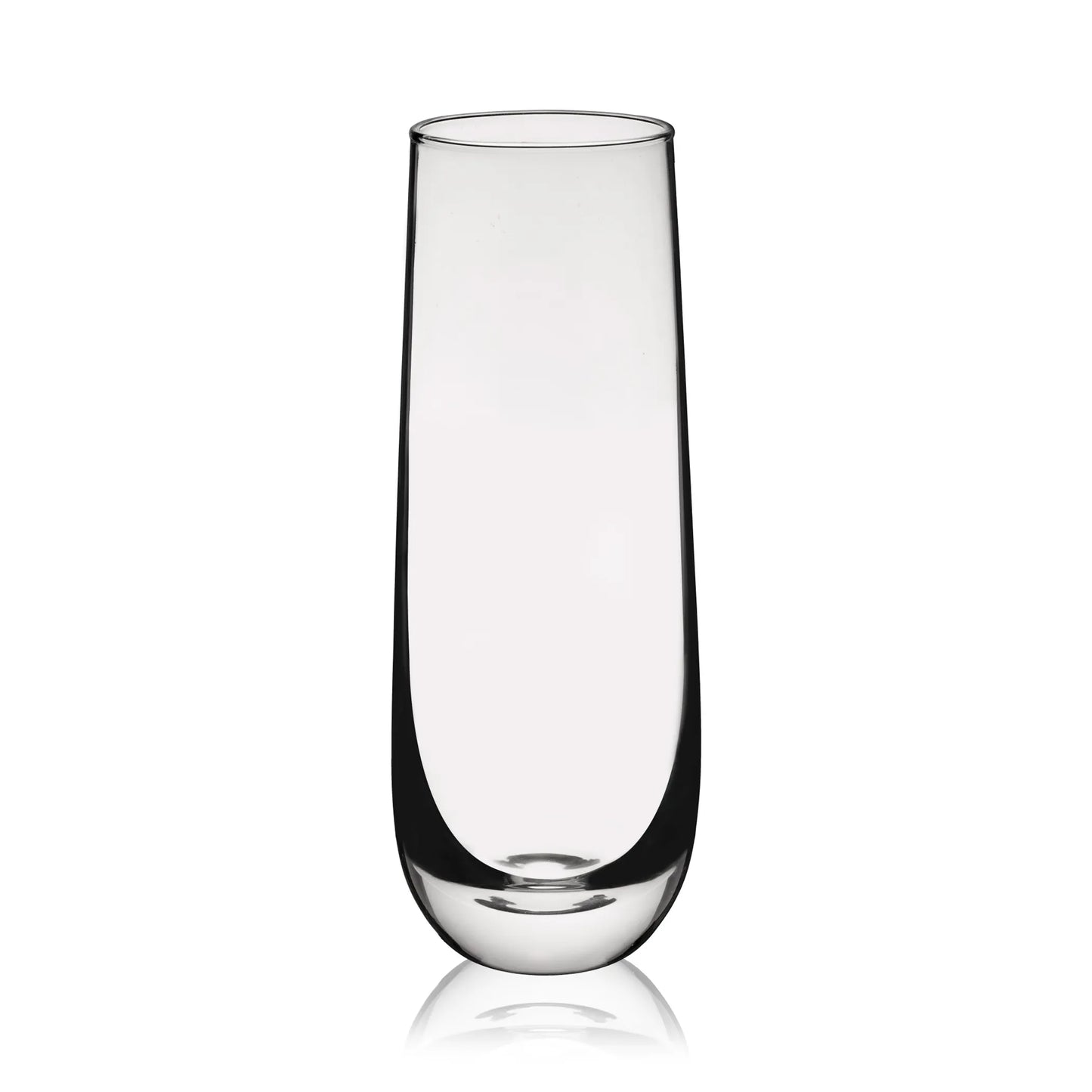 Stemless Champagne Flutes 9oz — Set of 4 | Lead-Free Crystal