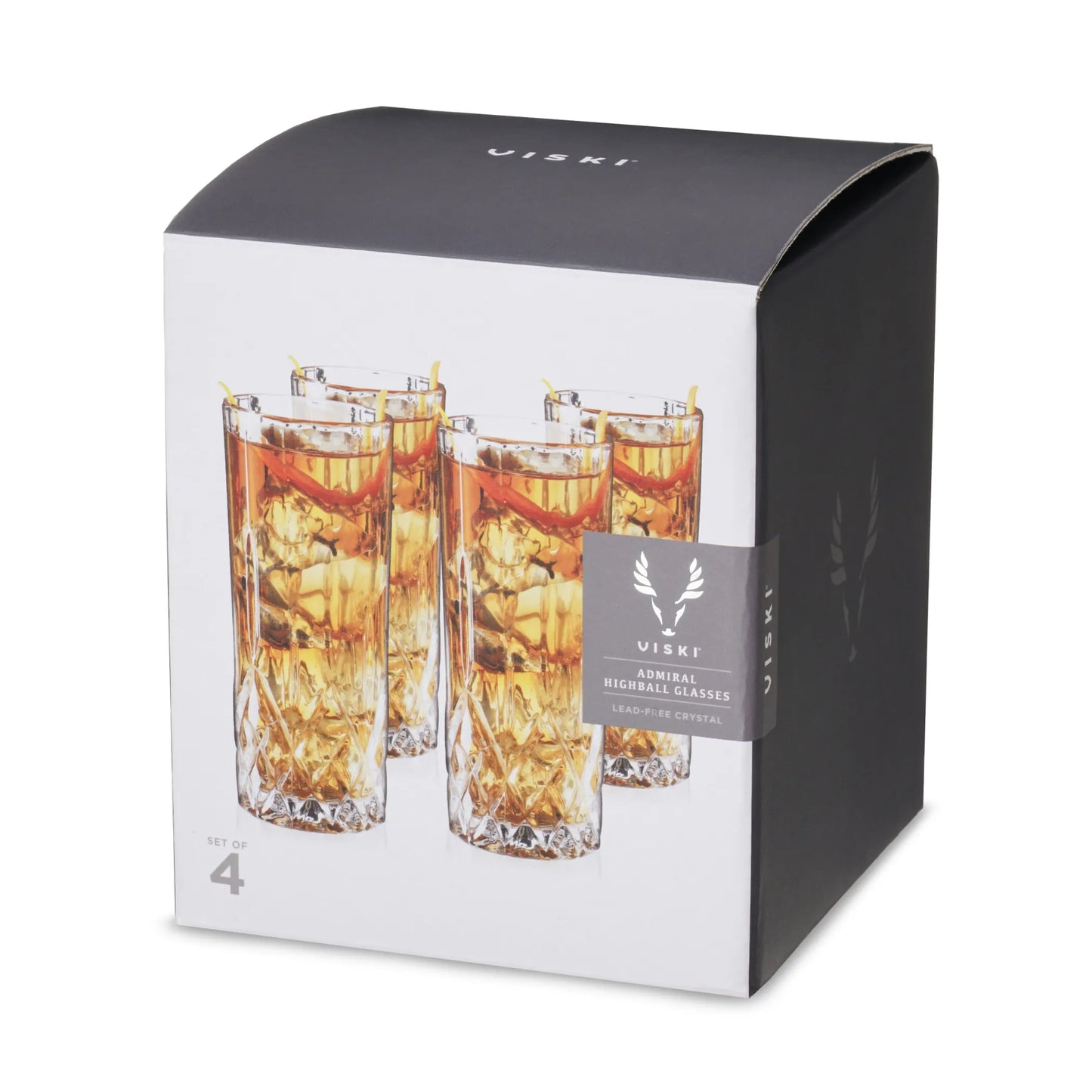 Admiral Highball Glasses - Set of 4