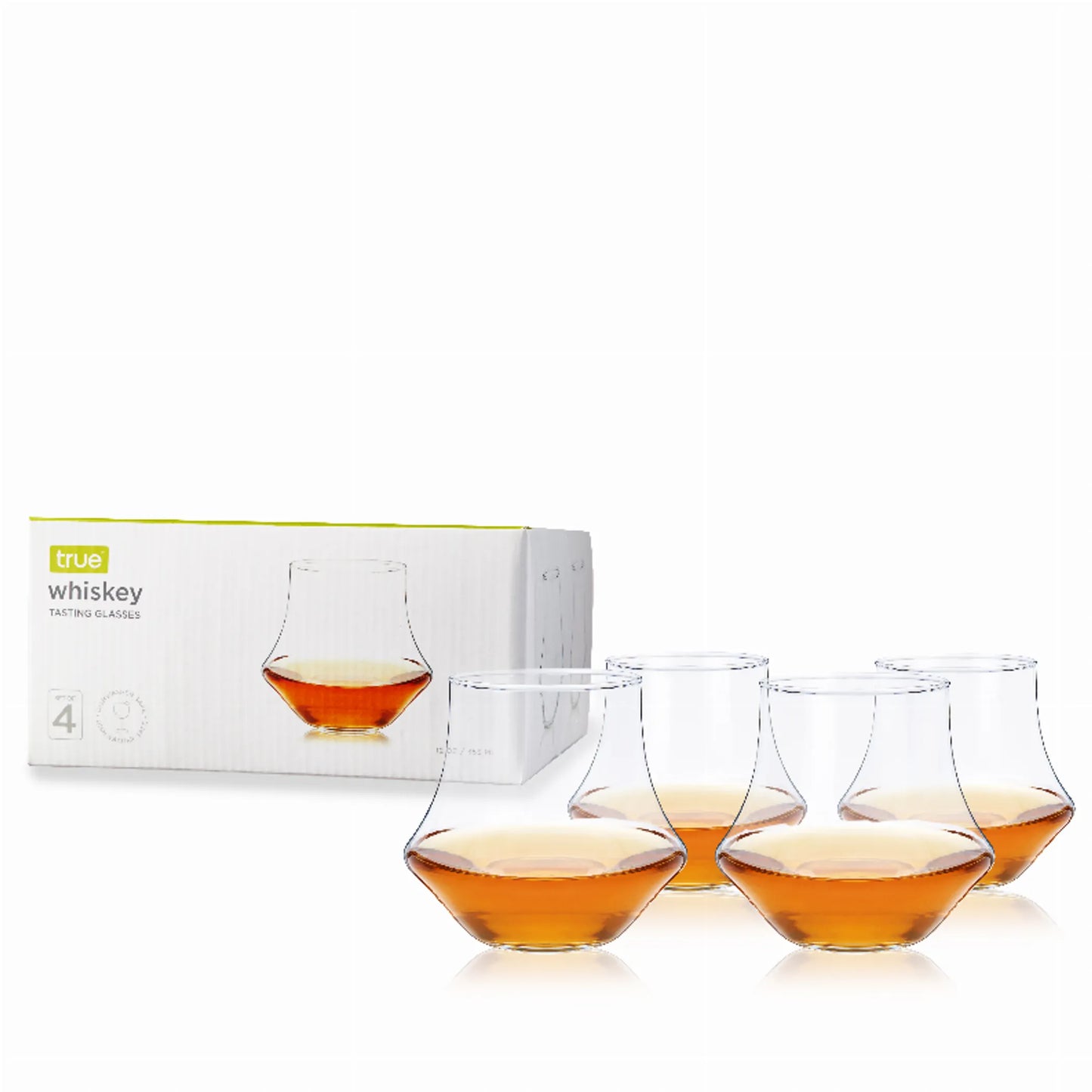 Whiskey Glasses Set By True - Set of 4